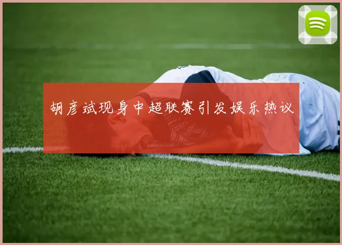 胡彦斌现身中超联赛引发娱乐热议